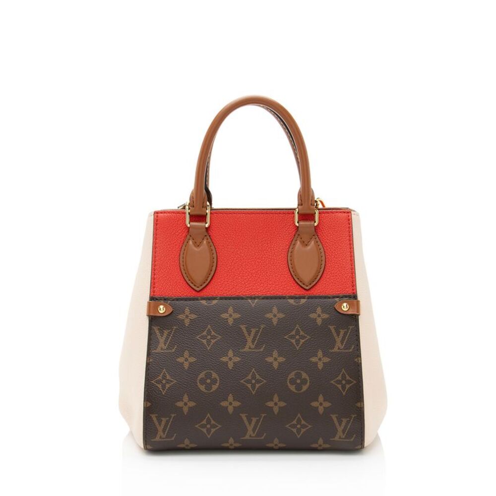 Louis Vuitton Calfskin Monogram Canvas Fold Tote PM - Picture 3 of 13